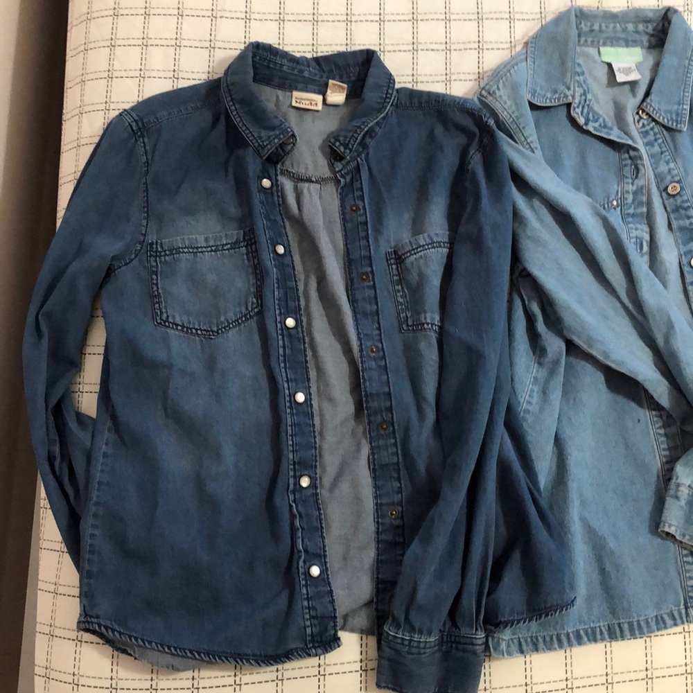 Chambray shirts